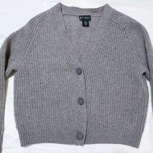 Cashmere Sweater by Bloomingdales Gray Cardigan